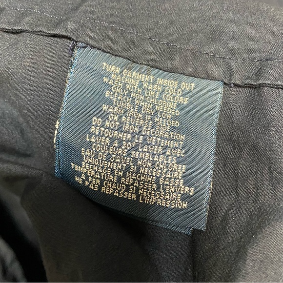 VTG POLO Ralph Lauren Bomber Jacket Navy Embroidered Logo Patch Kids L 16/18 - Picture 9 of 15